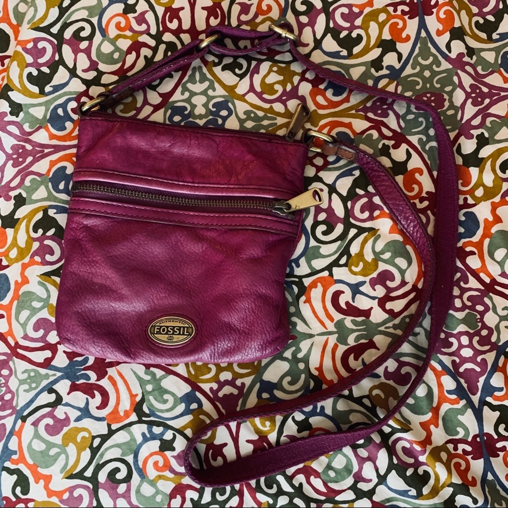 Small Fossil Crossbody Bag